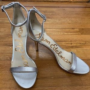Sam Edelman Silver Strap Heels
